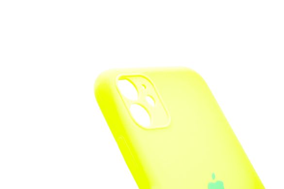 Силіконовий чохол Full Cover для iPhone 11 party green Full Camera