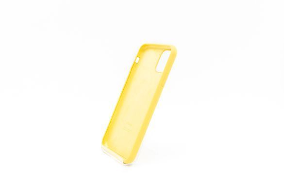 Силіконовий чохол Full Cover для iPhone 11 Pro Max canary yellow
