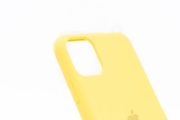 Силіконовий чохол Full Cover для iPhone 11 Pro Max canary yellow