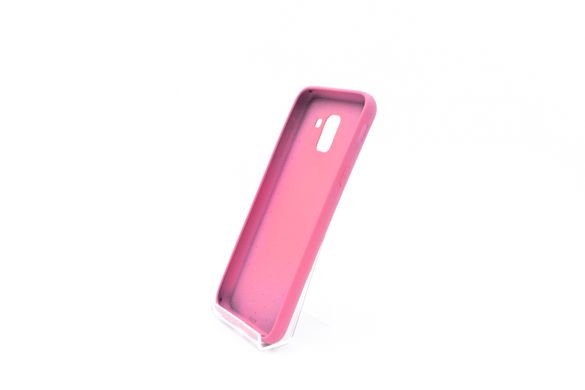 Силіконовий чохол Weaving case для Samsung J6 (2018) pink (плетінка)