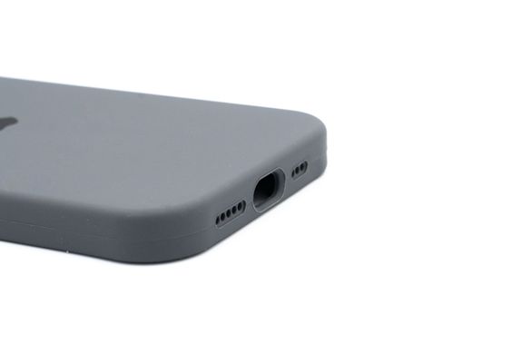 Силіконовий чохол Full Cover для iPhone 14 Pro dark grey Full Camera