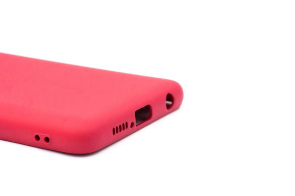 Силіконовий чохол Full Cover для Xiaomi Poco X3 rose red без logo