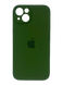 Силіконовий чохол Full Cover для iPhone 13 dark green Full Camera