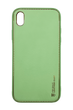 Чохол шкіра Xshield для iPhone XR pistachio