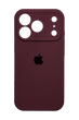 Силіконовий чохол Full Cover для iPhone 17 Pro plum Full Camera