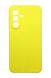 Силіконовий чохол Softy для Samsung A56 yellow Full Camera з мікрофіброю