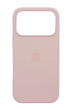 Силиконовый чехол with MagSafe для iPhone 17 Pro light pink 1:1 Smart animation