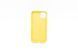 Силіконовий чохол Full Cover для iPhone 11 Pro Max canary yellow
