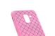 Силіконовий чохол Weaving case для Samsung J6 (2018) pink (плетінка)