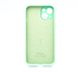 Силіконовий чохол Full Cover для iPhone 13 spearmint (grass) Full Camera