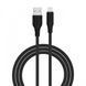 Кабель Senteo SL-05 Foamed Silicone 2.4A USB to Lightning 1m black