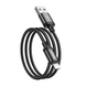 USB кабель Hoco X89 Lightning 2.4A 1m black
