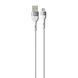 USB кабель Ridea RC-XS51 X-silicone 3A/1.2m Micro white