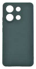 Силиконовый чехол Full Cover для Xiaomi Redmi Note 13 4G dark green Full Camera без logo