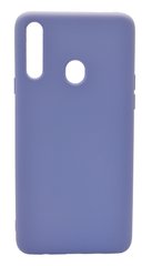 Силіконовий чохол Full Cover для Samsung A20s lilac без logo