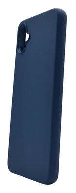 Силиконовый чехол Full Cover для Samsung A05 dark blue без logo