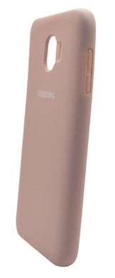 Силіконовий чеоол Silicone Cover для Samsung J4-2018 pink sand Full Protective
