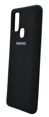 Силіконовий чохол Full Cover для Samsung A21S black