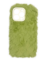 Чохол Fluffy love для iPhone 14 Pro Max green