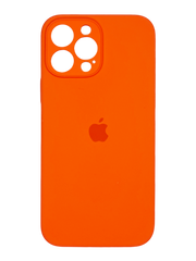 Силіконовий чохол Full Cover для iPhone 13 Pro Max orange Full Camera