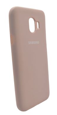 Силиконовый чехол Silicone Cover для Samsung J4-2018 pink sand Full Protective