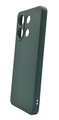 Силиконовый чехол Full Cover для Xiaomi Redmi Note 13 4G dark green Full Camera без logo