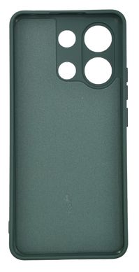 Силиконовый чехол Full Cover для Xiaomi Redmi Note 13 4G dark green Full Camera без logo