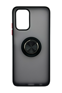 Чохол 2 в 1 Matte Color Gingle Ring для Xiaomi Redmi Note 10/10S Black