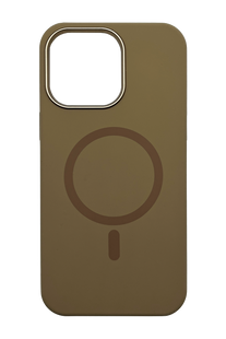 Силиконовый чехол Fibra OmniMag для iPhone 14 Pro Max brown