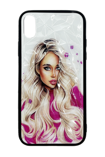 TPU+PC чохол Prisma Ladies для iPhone XR pink