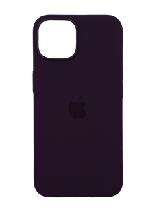 Силіконовий чохол with MagSafe для iPhone 14 elderberry