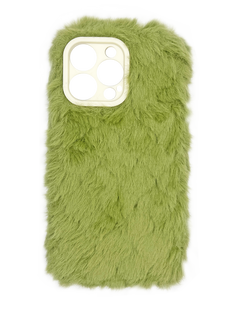 Чохол Fluffy love для iPhone 14 Pro Max green