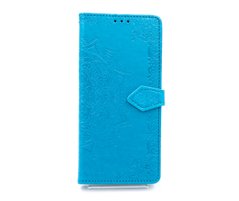 Чохол книжка шкіра Art case з візитницею для Xiaomi Redmi Note 8 Pro blue