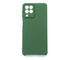 Силиконовый чехол Full Cover для Samsung M53 5G dark green Full Camera без logo