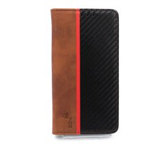 Чохол книжка Carbon для Xiaomi Redmi 7A dark brown/black (4you)