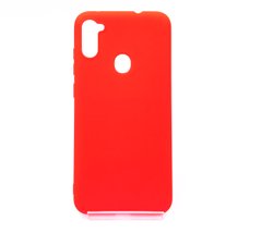 Силіконовий чохол Soft Feel для Samsung A11 red