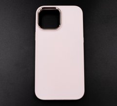 TPU чохол Bonbon Metal Style для iPhone 13 Pro Max light pink