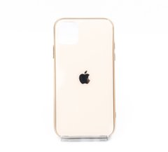 Чохол Glass Farfor+Frame для iPhone 11 pink sand Sp