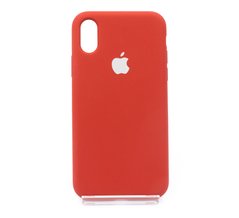 Силіконовий чохол Full Cover для iPhone X/XS dark red