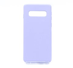 Силиконовый чехол Full Cover для Samsung S10 lilac без logo