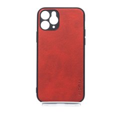 Чохол шкіряний AIORIA Vintage для iPhone 11 Pro red Full Camera