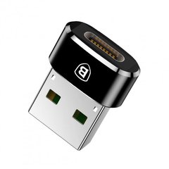 Перехідник Baseus CAAOTG Type-C female to USB male black