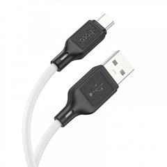 USB кабель Hoco X90 Cool silicone charging data cable for Micro/2,4A/1m white