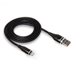 USB кабель Walker C735 lightning 3.1A 1m black