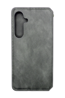 Чохол-книжка шкіра для Samsung S24 + grey Getman Cubic PU