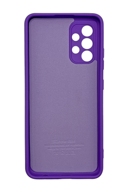Силиконовый чехол Full Cover для Samsung A32 4G dark lilac без logo