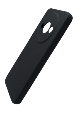 Силиконовый чехол Softy для Xiaomi Redmi A3/A3x black с микрофиброй
