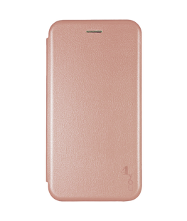 Чехол книжка Original кожа для Xiaomi Redmi Note 12 4G rose gold (4you)