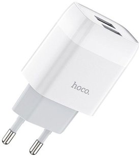 Сетевой блок питания HOCO C73A Glorious 2USB 2.4A (EU) white