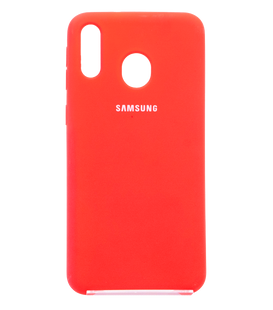 Силиконовый чехол Silicone Cover для Samsung M20 red